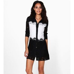 Monica Mixed Lace Dress